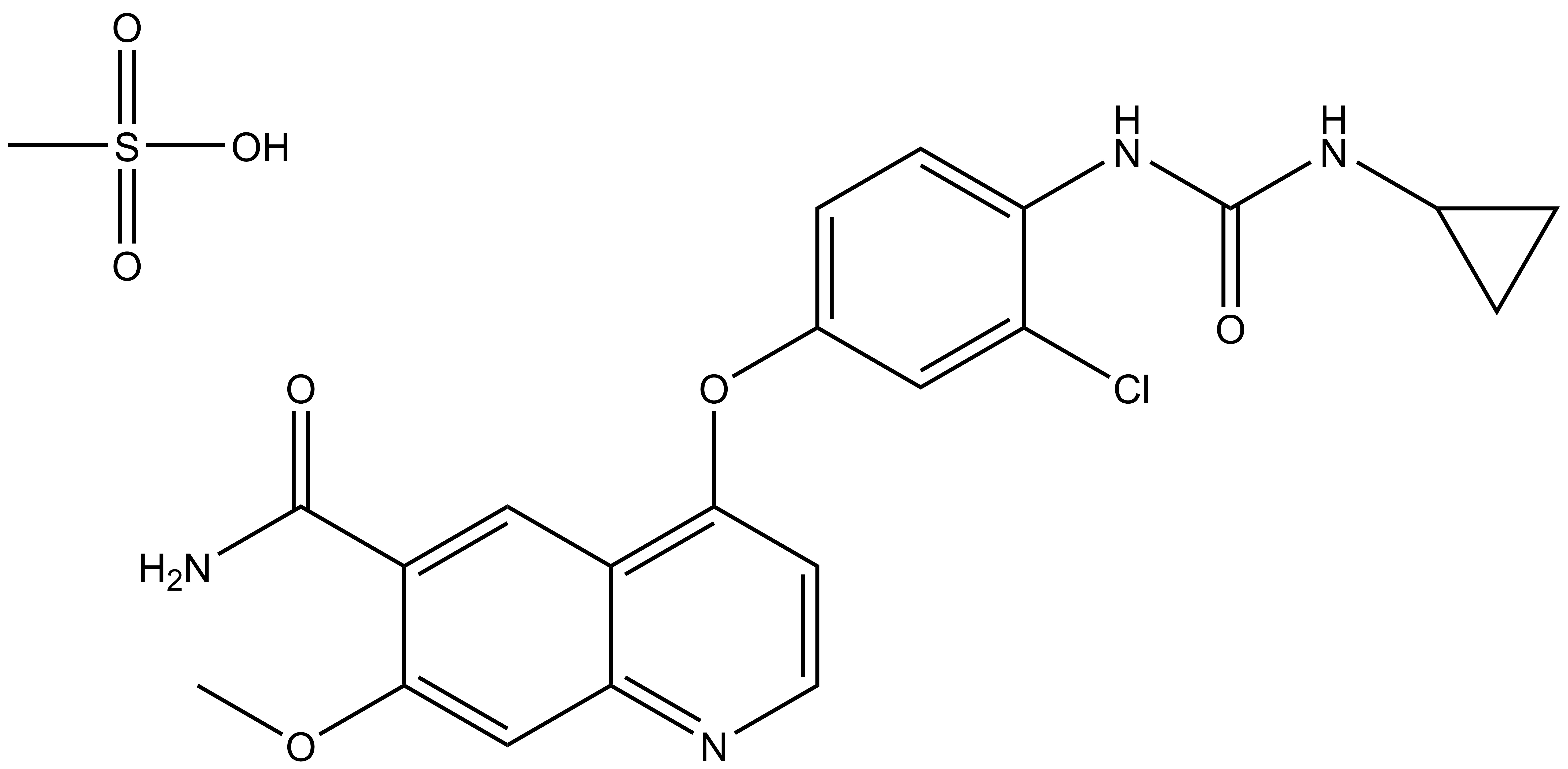 Lenvatinib mesylate