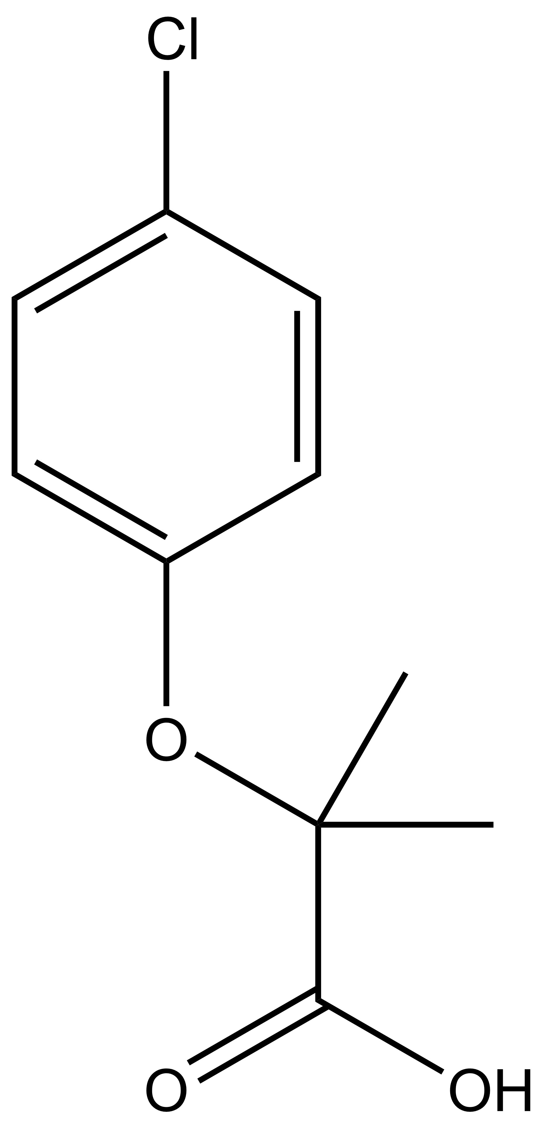 Clofibric acid