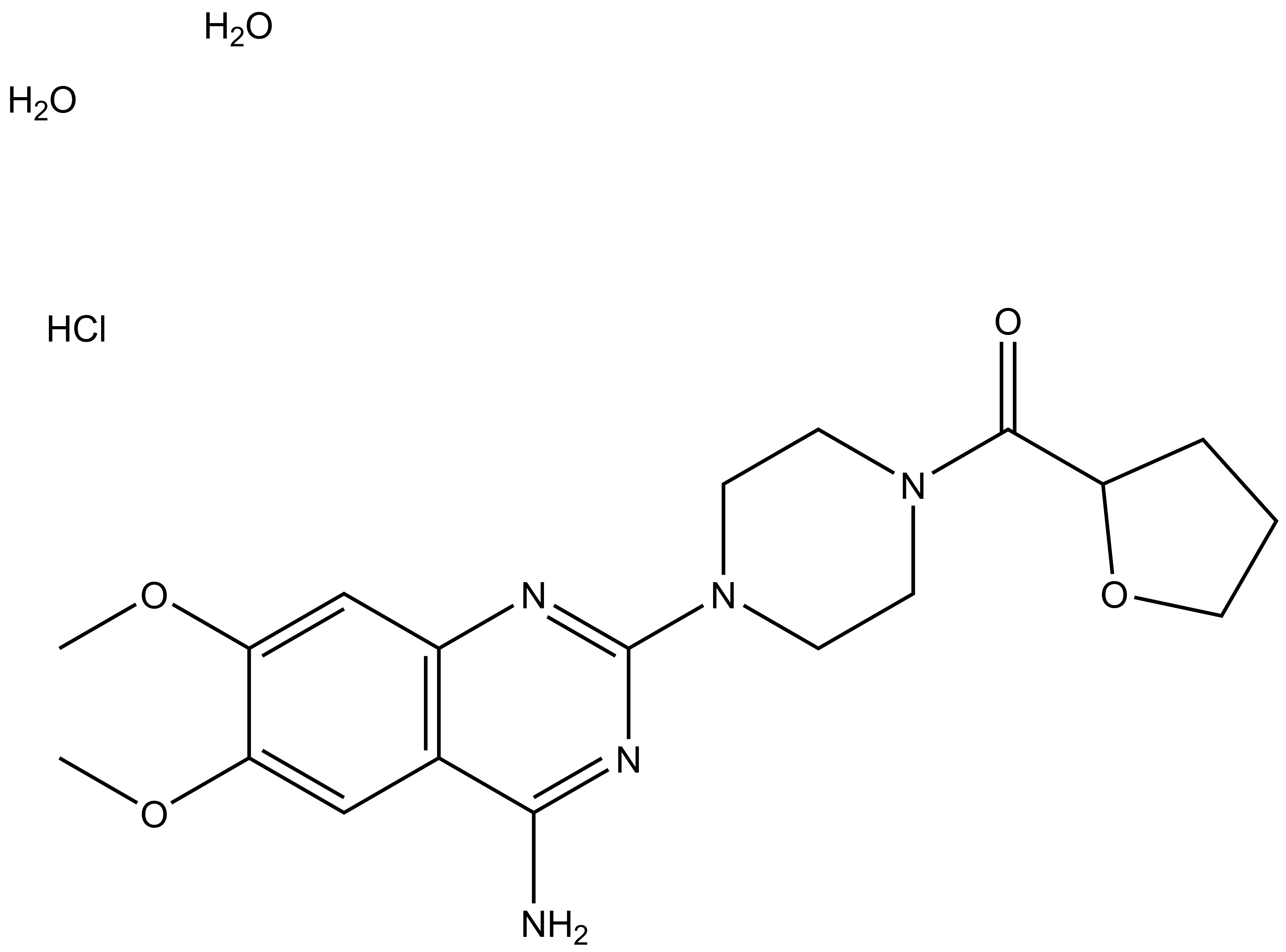 Terazosin hydrochloride dihydrate
