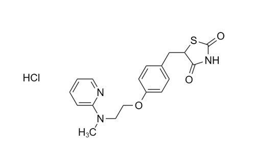 Rosiglitazone hydrochloride