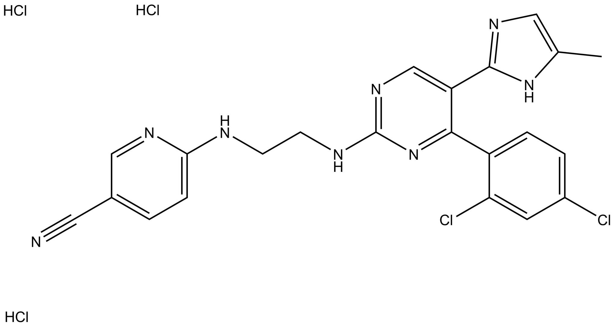 Laduviglusib trihydrochloride