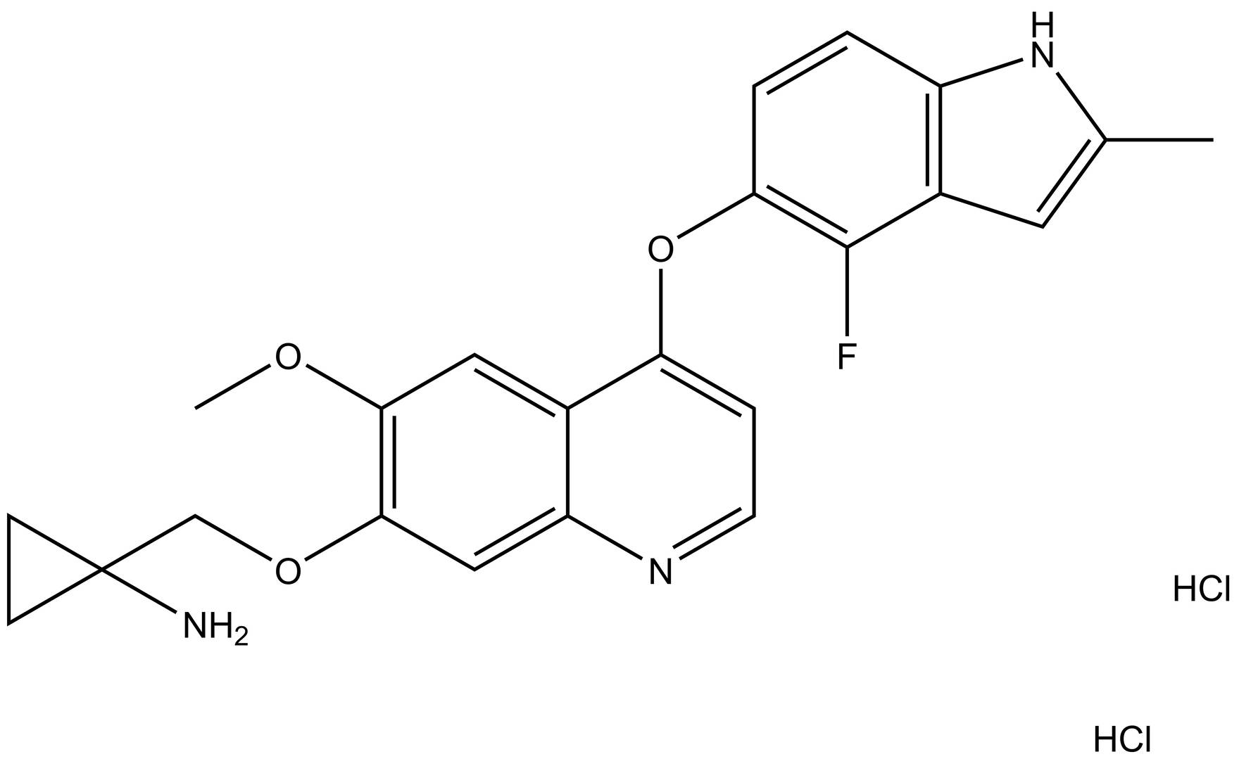 Anlotinib (AL3818) dihydrochloride