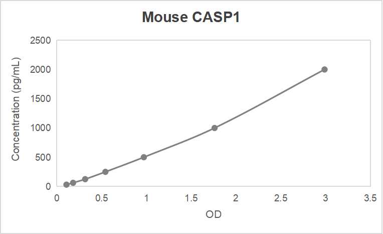 Mouse mini samples caspase 1 (CASP1) ELISA kit (31.2-2000 pg/mL)