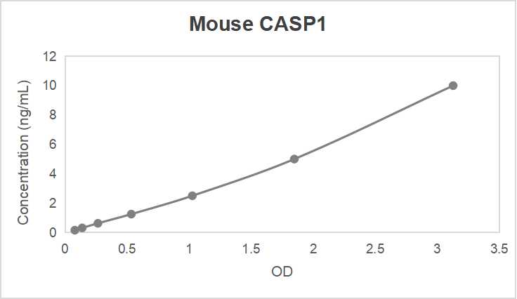 Mouse caspase 1 (CASP1) ELISA kit (0.156-10 ng/mL)