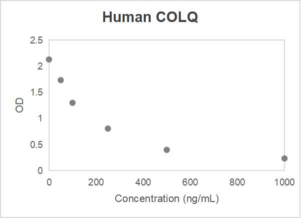 Human acetylcholinesterase collagenic tail peptide (COLQ) ELISA kit