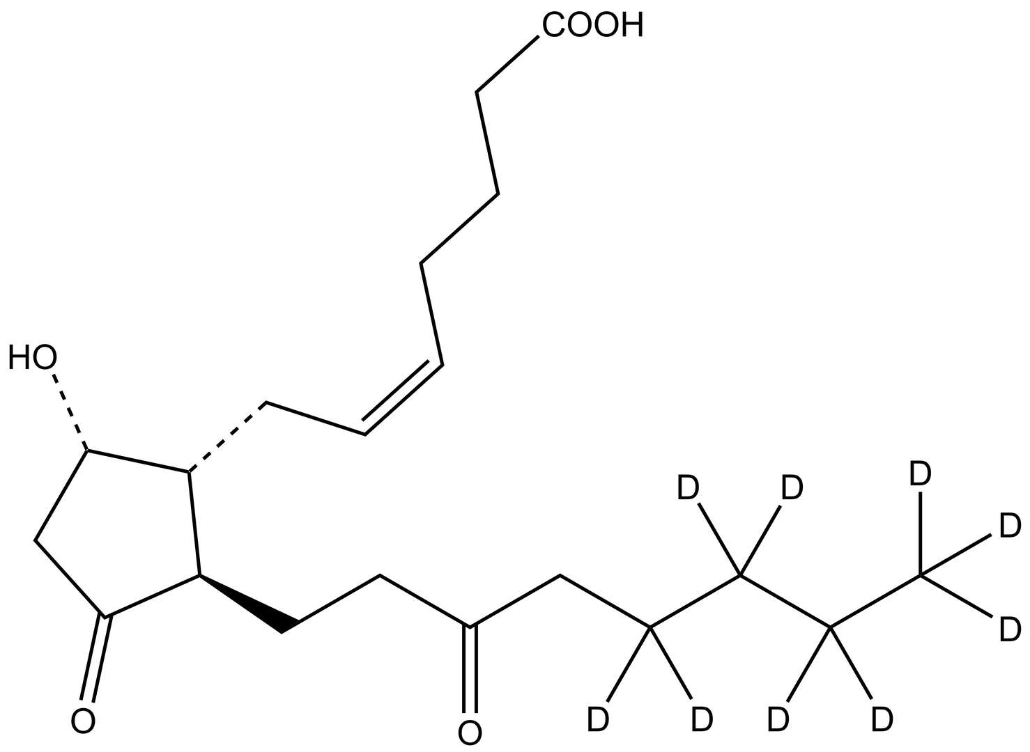 13,14-dihydro-15-keto PGD2-d<sub>9</sub>