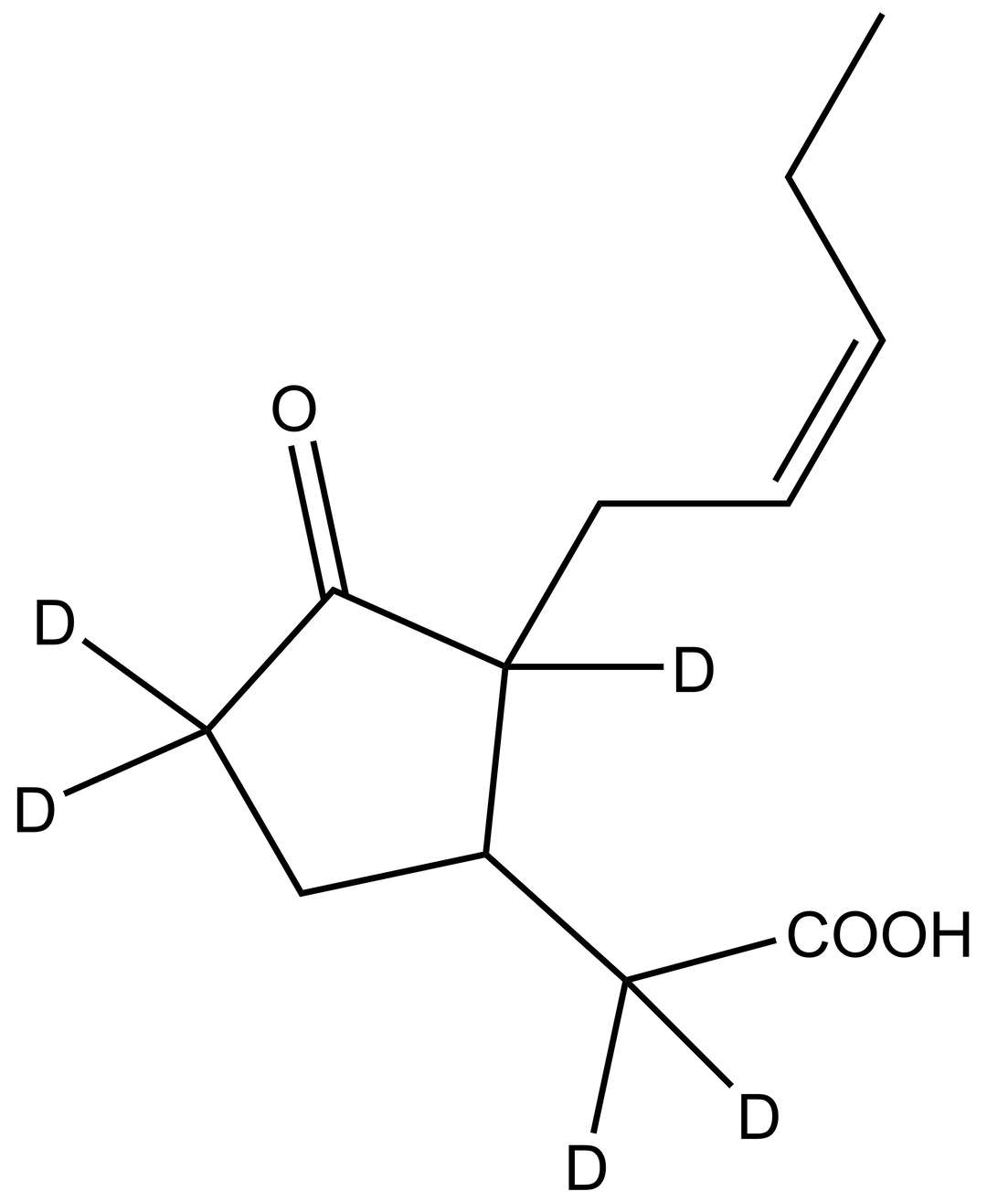 (±)-Jasmonic acid-d<sub>5</sub>