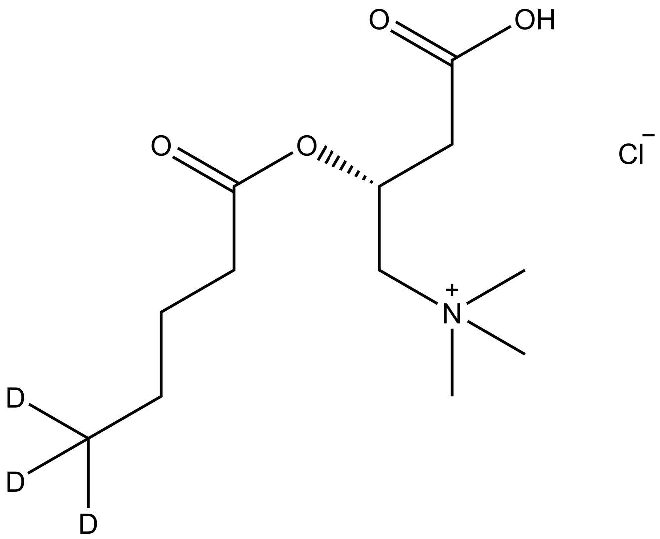 Valeryl-L-carnitine-d<sub>3</sub> (chloride)