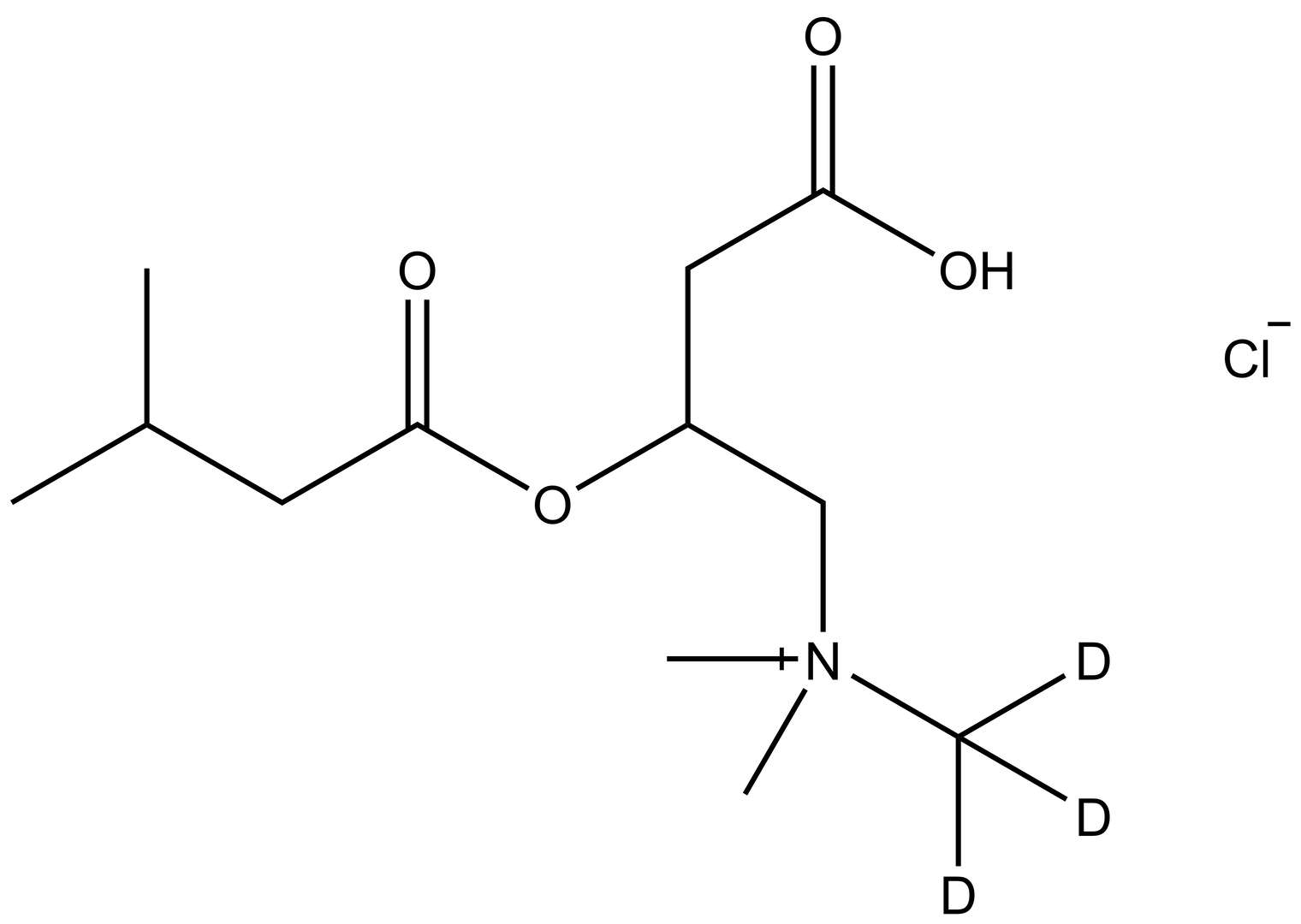 Isovaleryl-DL-carnitine-d<sub>3</sub> (chloride)