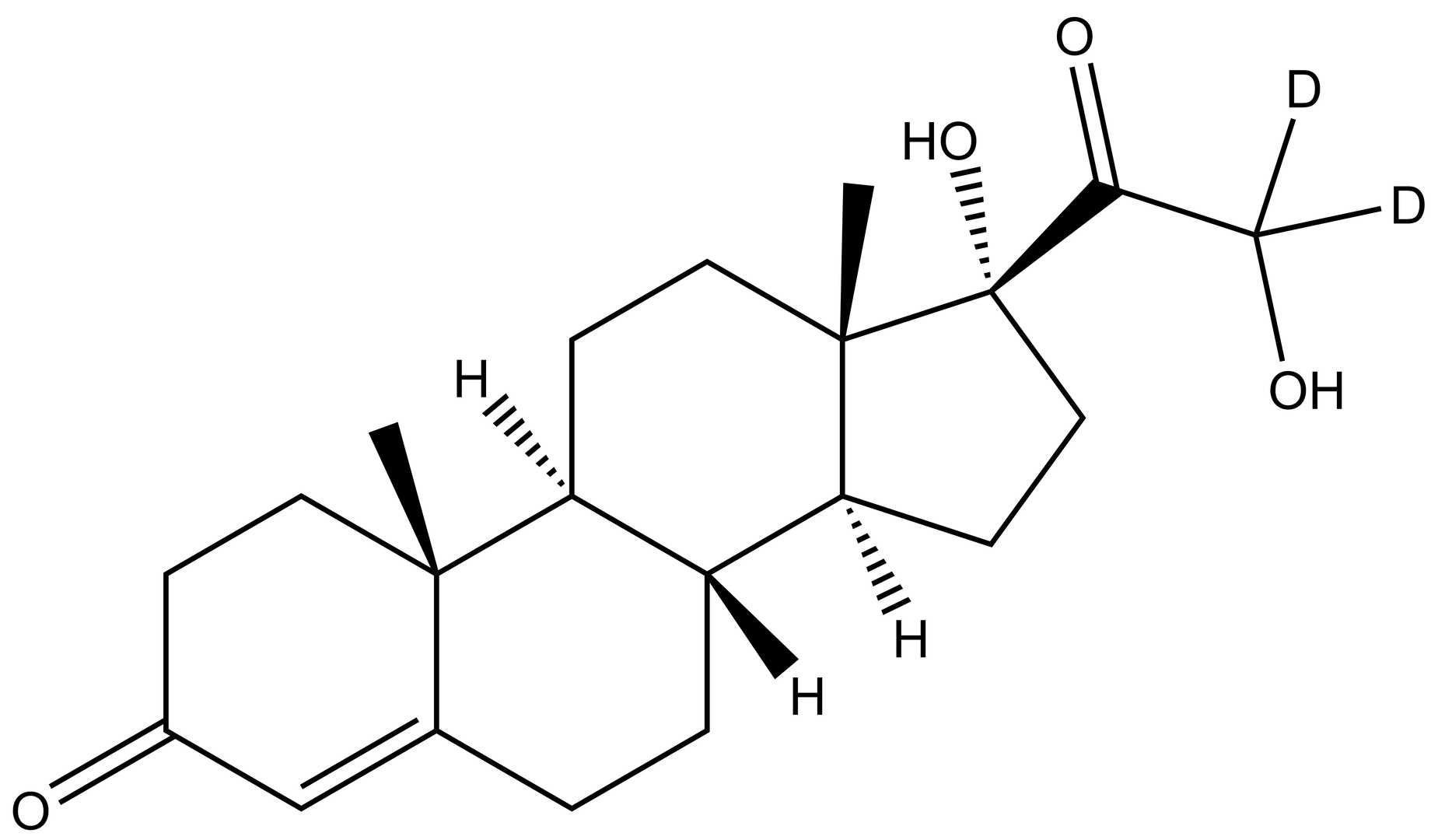 11-Deoxy cortisol-d<sub>2</sub>