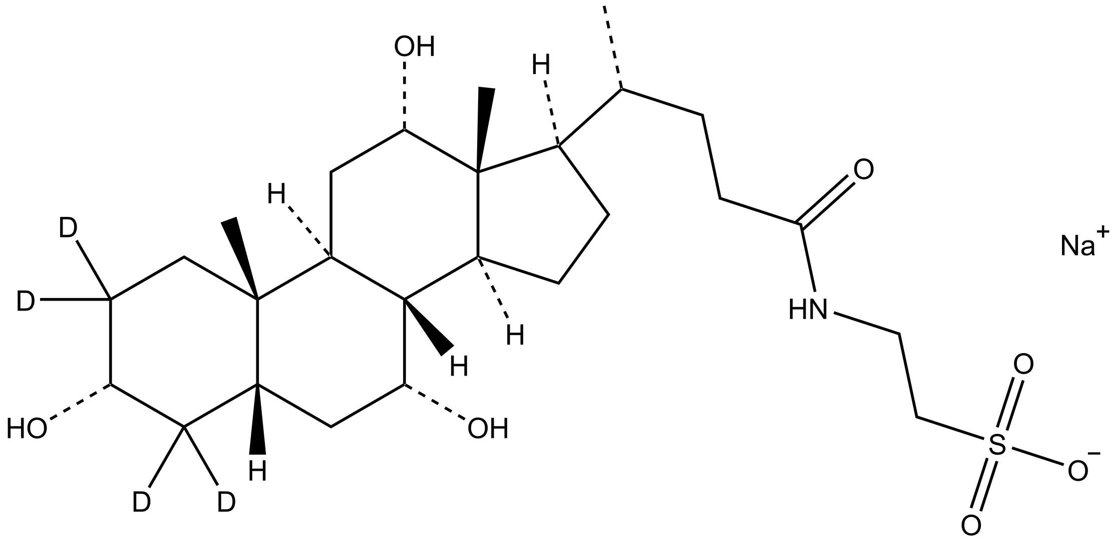 Taurocholic acid-d<sub>4</sub>, sodium salt