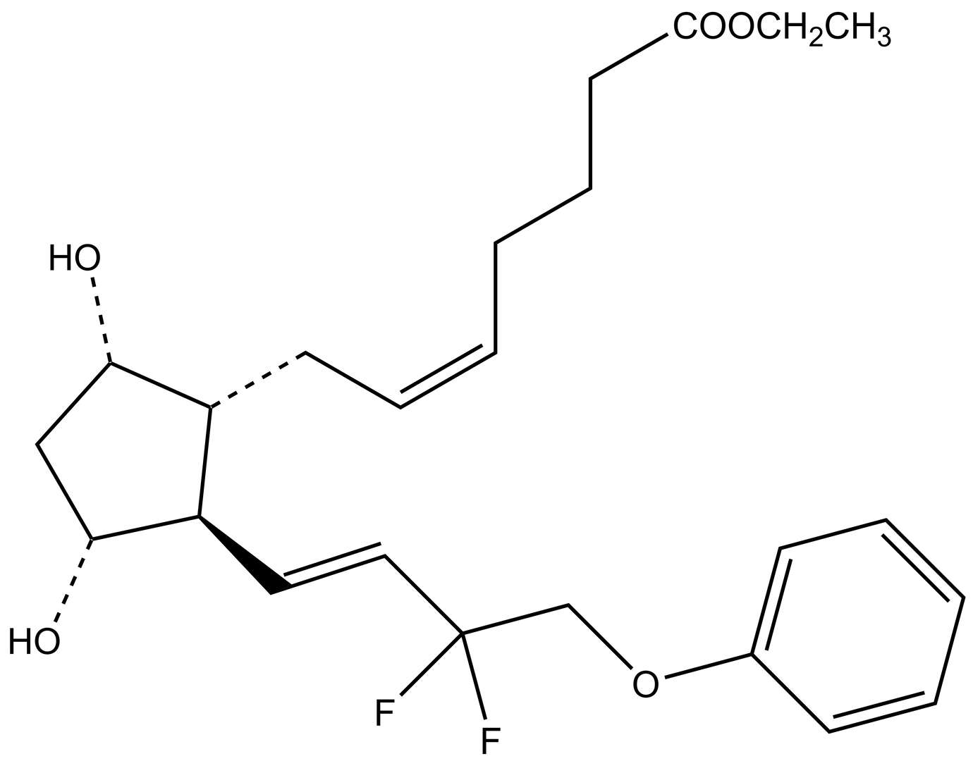Tafluprost ethyl ester