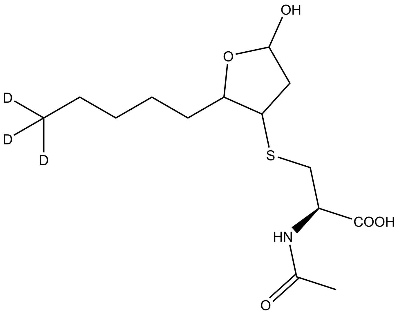 4-hydroxy Nonenal mercapturic acid-d<sub>3</sub>