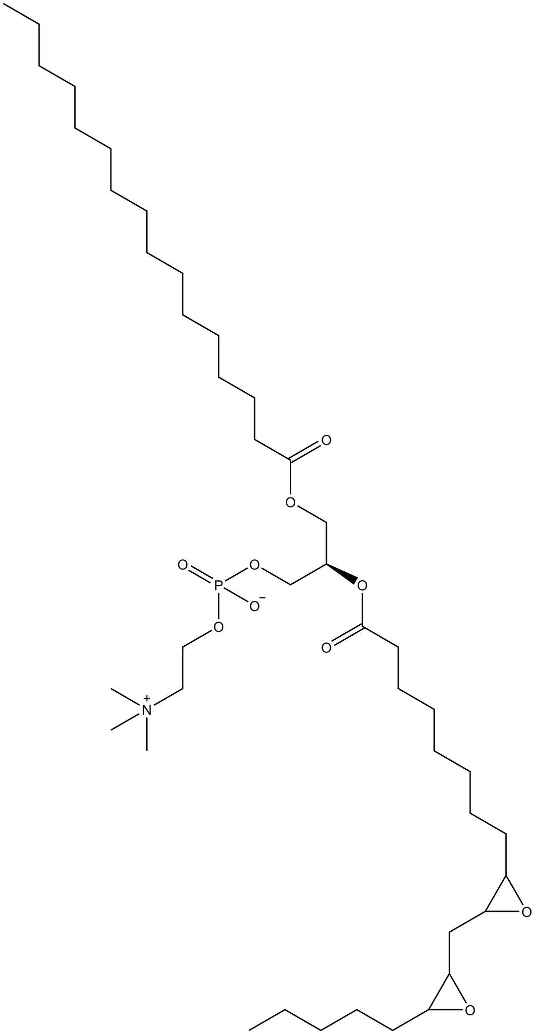 1-Palmitoyl-2-(9,10;12,13-diepoxyoctadecanoyl)-sn-glycero-3-phosphocholine