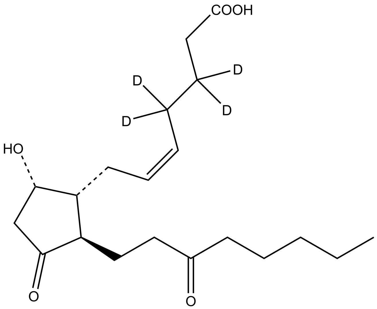 13,14-dihydro-15-keto PGD2-d<sub>4</sub>