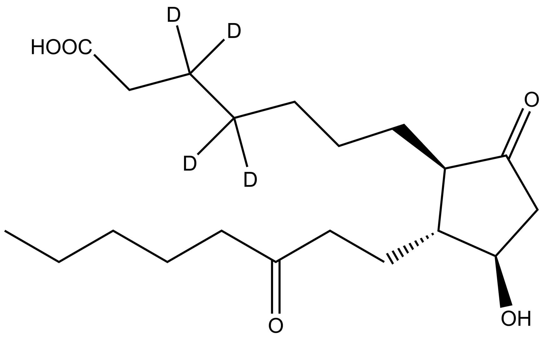 13,14-dihydro-15-keto PGE1-d<sub>4</sub>