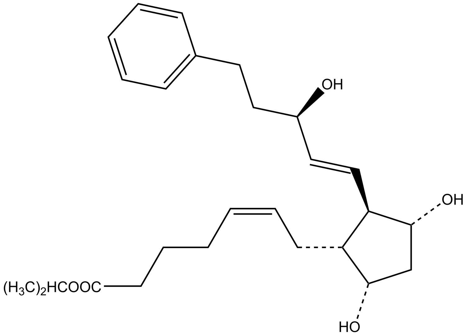 15(R)-17-phenyl trinor PGF2α isopropyl ester