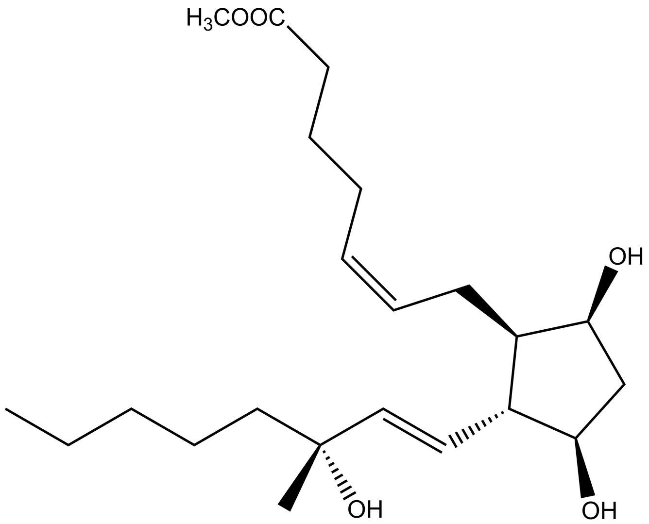 15(R)-15-methyl PGF2α methyl ester