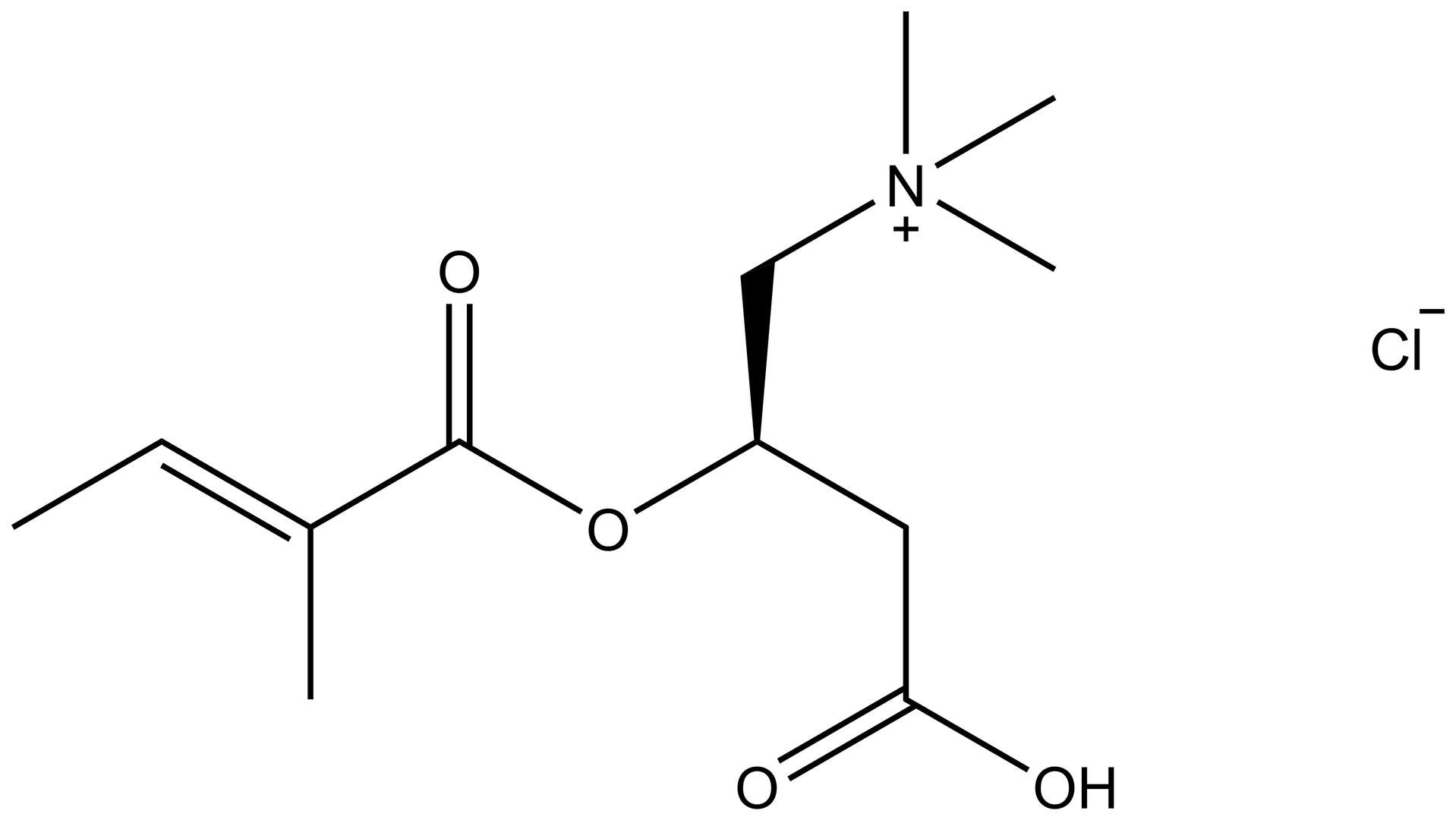 Tigloyl-L-carnitine (chloride)