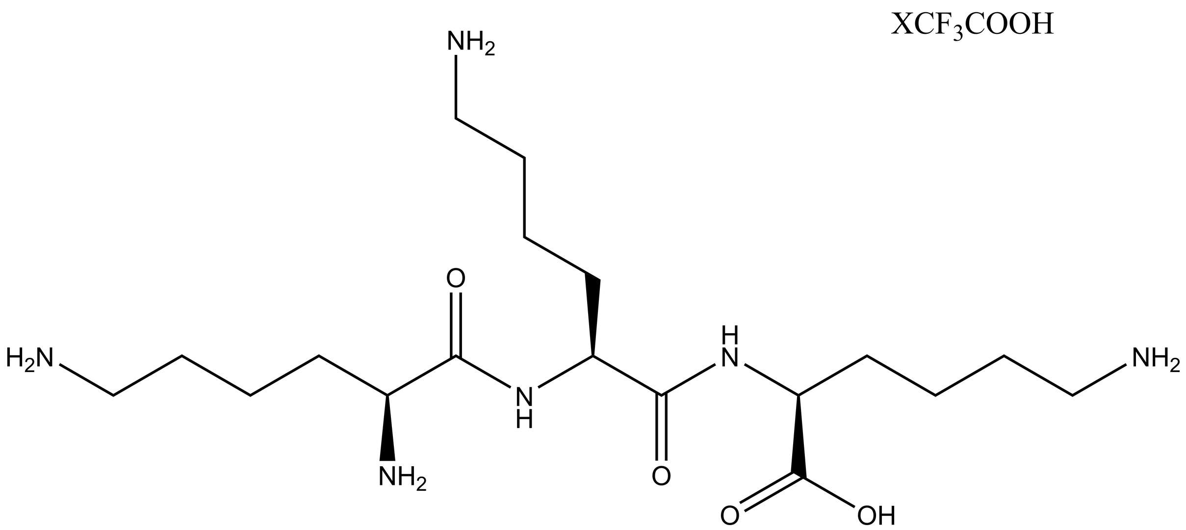 Lysyllysyllysine, trifluoroacetate salt