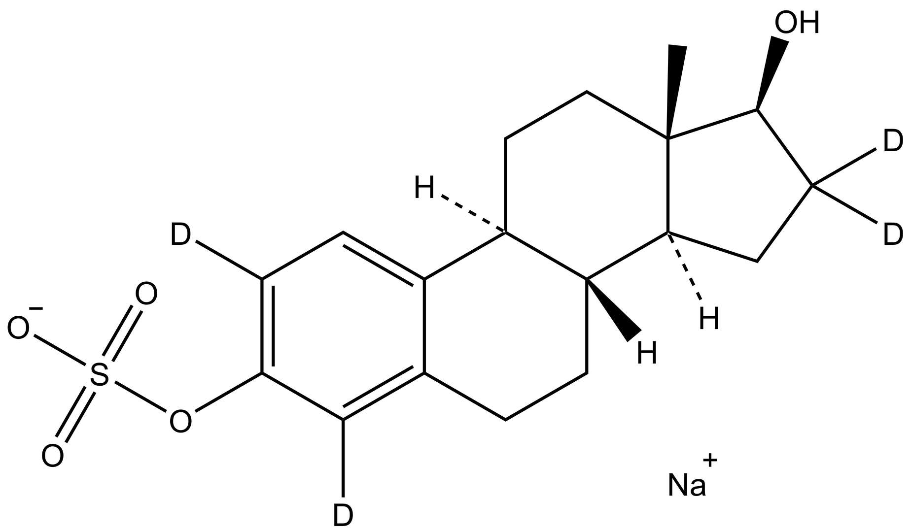 17β-Estradiol-2,4,16,16-d<sub>4</sub> 3-sulfate, sodium salt