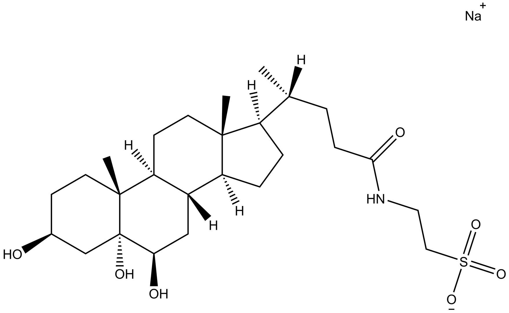 Tauro-3β,5α,6β-trihydroxycholanoic acid