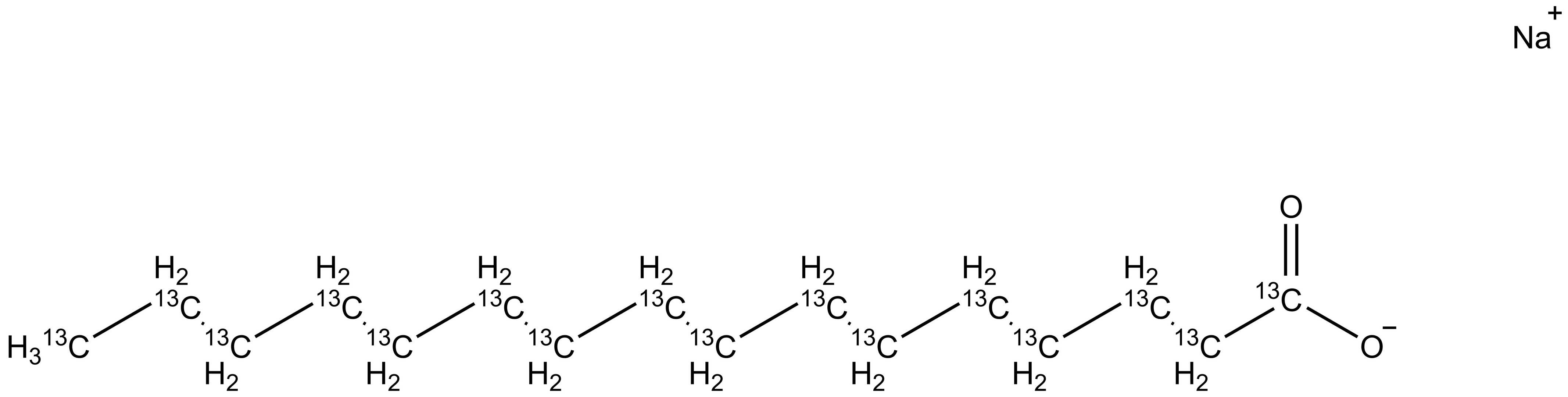 Palmitic acid-<sup>13</sup>C<sub>16</sub>, sodium salt
