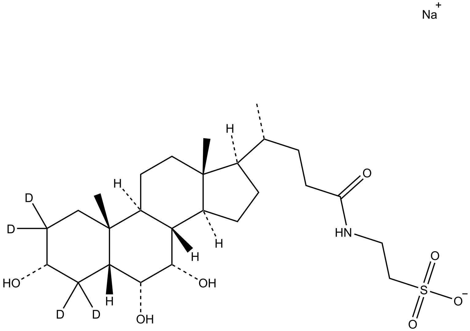 Taurohyocholic acid-d<sub>4</sub>, sodium salt