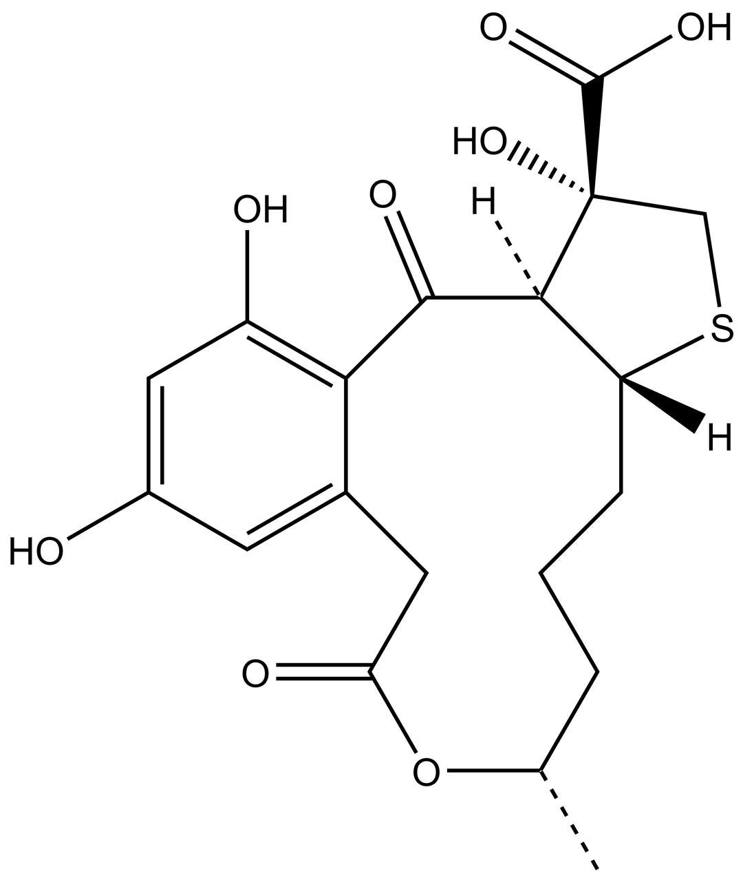 Cyclothiocurvularin A