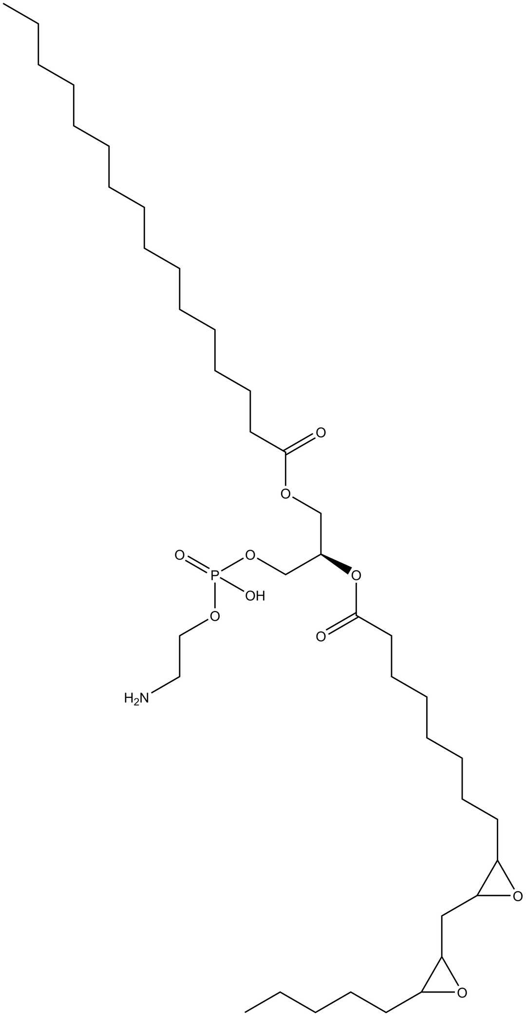 1-Palmitoyl-2-(9,10;12,13-diepoxyoctadecanoyl)-sn-glycero-3-phosphoethanolamine