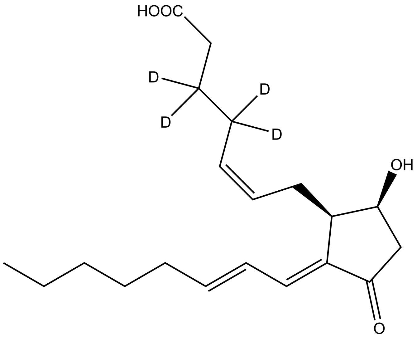 15-deoxy-Δ12,14-PGD2-d<sub>4</sub>