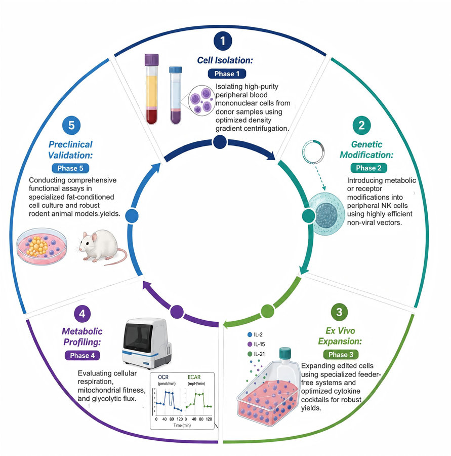 Process of our NK testing service. (Protheragen)