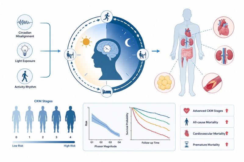Circadian Alignment as a Key Protector Against Advanced Cardio-Kidney-Metabolic Deterioration in Overweight and Obese Cohorts