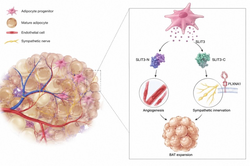 The Molecular Wiring of Brown Fat: How Cleaved SLIT3 and PLXNA1 Synchronize Neurovascular Growth for Metabolic Health