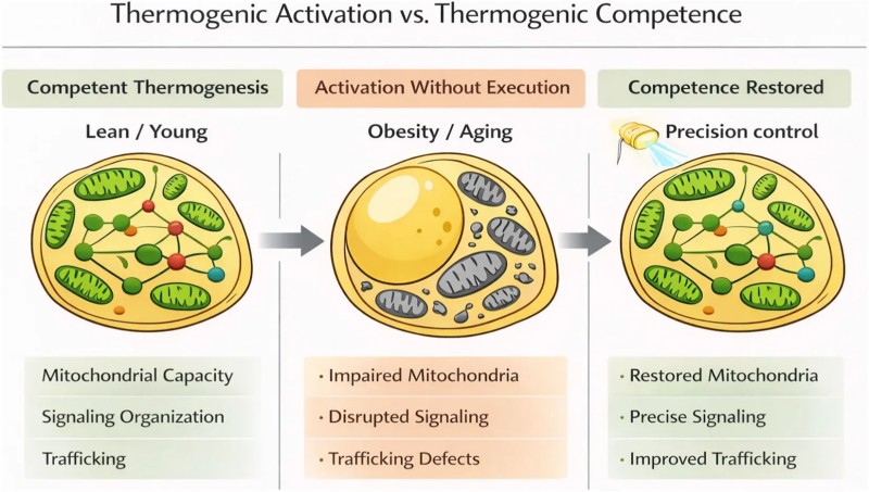 Beyond More Stimulation: Why Cellular Competence Dictates the Success of Thermogenic Therapies